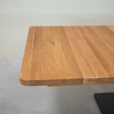 NordicStory Extending dining table in solid oak Bremen, 160-250 x 90 x 75 cm.
