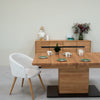 NordicStory Extending dining table in solid oak Bremen, 160-250 x 90 x 75 cm.