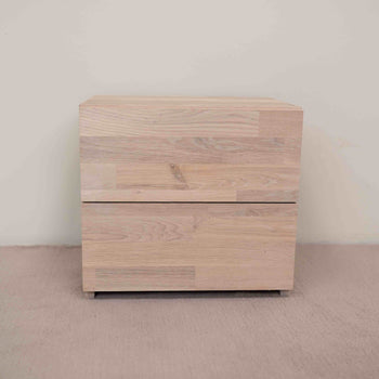 NordicStory Bedside table in solid sustainable oak wood