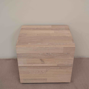 NordicStory Bedside table in solid sustainable oak wood