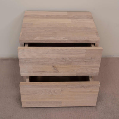 NordicStory Bedside table in solid sustainable oak wood