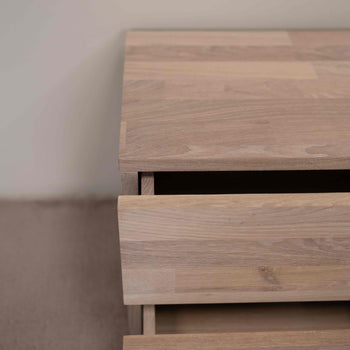 NordicStory Bedside table in solid sustainable oak wood