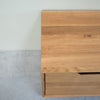 NordicStory TV stand in solid oak Bremen, 160 x 42 x 50 cm.