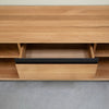 NordicStory TV stand in solid oak Bremen, 160 x 42 x 50 cm.