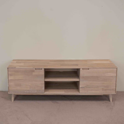 NordicStory TV stand made of solid oak sustainable wood