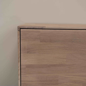 NordicStory TV stand made of solid oak sustainable wood