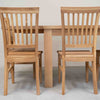 NordicStory Set of 2 Solid Oak Dining Chairs PROVANCE Oak.Store