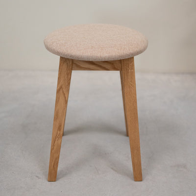 NordicStory Pack of 2 or 4 Diana Solid Wood Dining Stools, upholstery