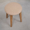 NordicStory Pack of 2 or 4 Diana Solid Wood Dining Stools, upholstery