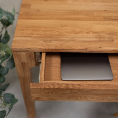 Solid oak desk Axel I NordicStory RobleStore