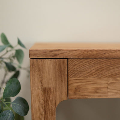 Solid oak desk Axel I NordicStory RobleStore