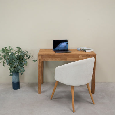 Solid oak desk Axel I NordicStory RobleStore