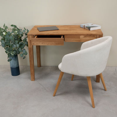 Solid oak desk Axel I NordicStory RobleStore
