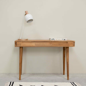 Escandi solid oak dressing table, 110 x 43 x 75 cm. | NordicStory