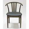 Veskor Pack of 2 or 4 Dagmar Solid Oak Dining Chairs, upholstered in Black Oak.Store