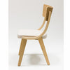 Veskor Pack of 2 or 4 Solid Oak Dining Chairs Lucas, upholstered in Grey or Beige Oak.Store