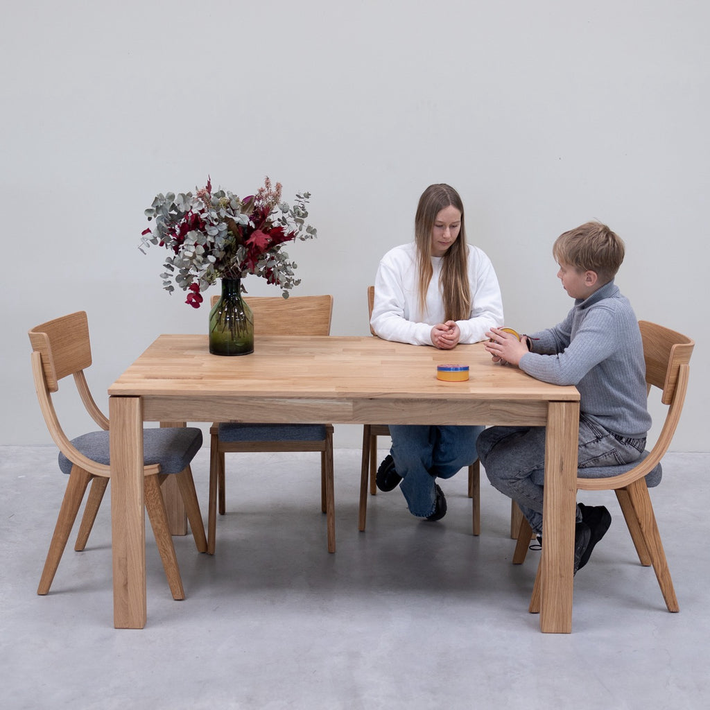 Solid oak dining table Krona