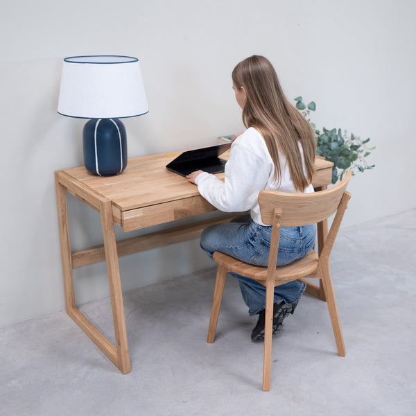 Solid oak desk Eric