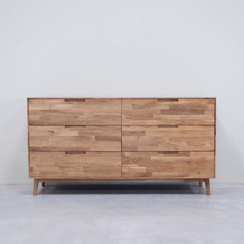 Escandi 4 solid oak dresser chest of drawers 