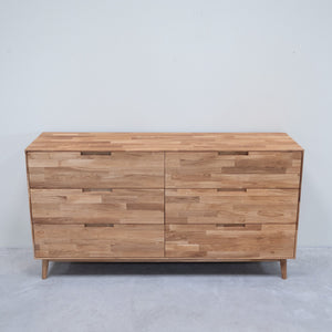 Escandi 4 solid oak dresser chest of drawers 