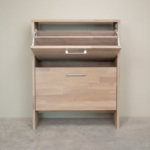 Arizona solid oak shoe rack | NordicStory
