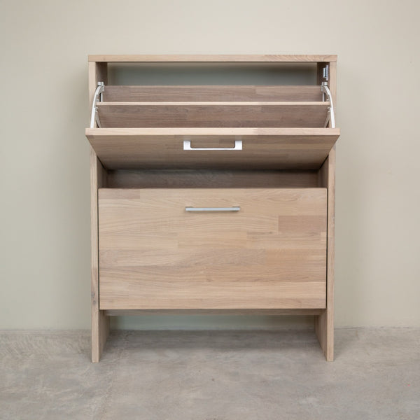 Arizona solid oak shoe rack | NordicStory
