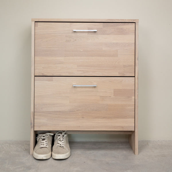 Arizona solid oak shoe rack | NordicStory
