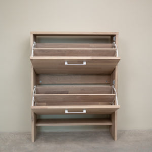 Arizona solid oak shoe rack | NordicStory
