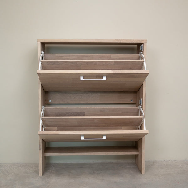 Arizona solid oak shoe rack | NordicStory
