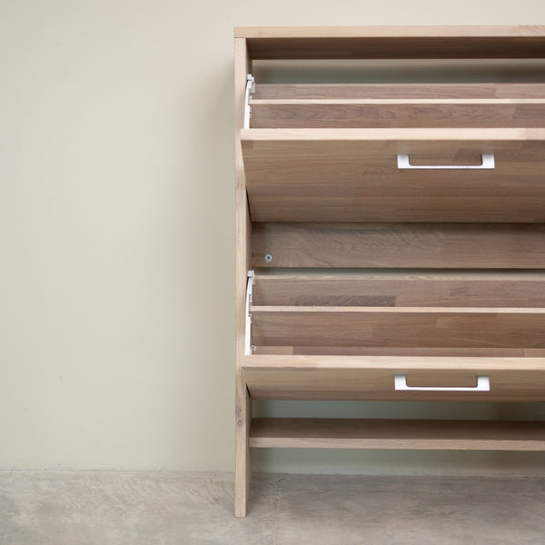 Arizona solid oak shoe rack | NordicStory
