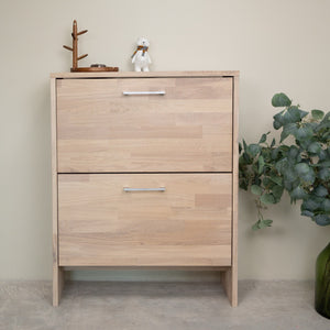 Arizona solid oak shoe rack | NordicStory
