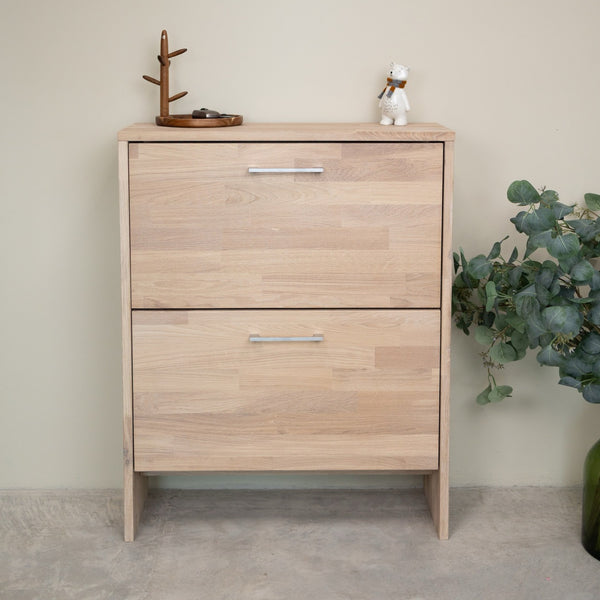 Arizona solid oak shoe rack | NordicStory
