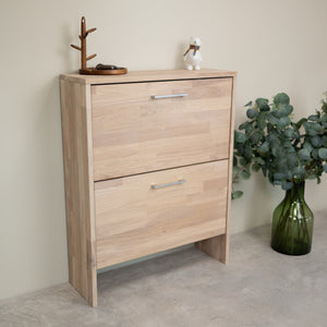 Arizona solid oak shoe rack | NordicStory
