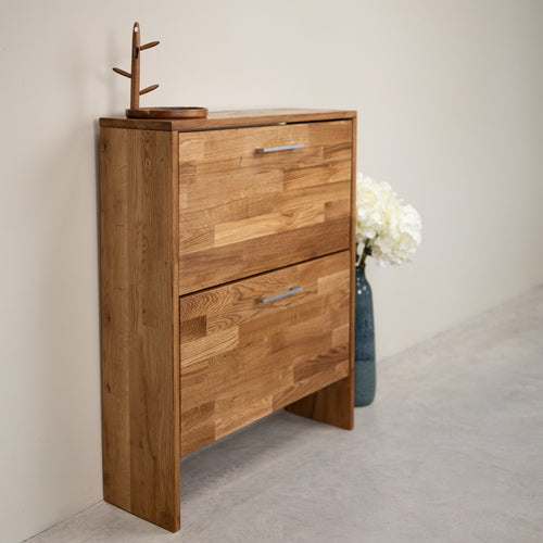 Arizona solid oak shoe rack | NordicStory
