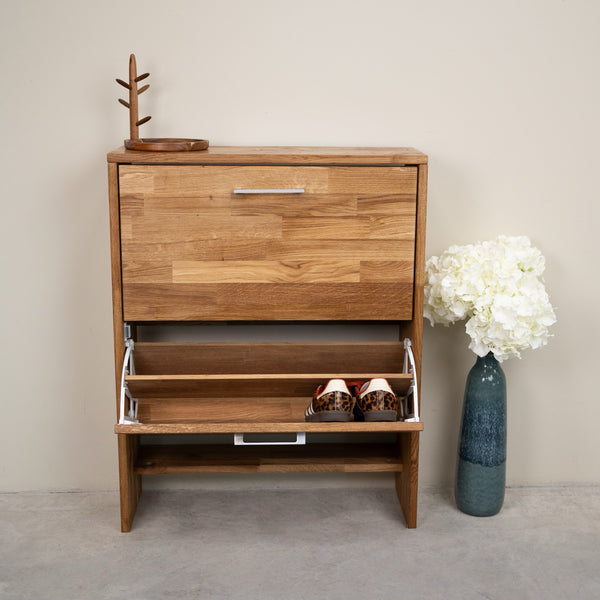 Arizona solid oak shoe rack | NordicStory
