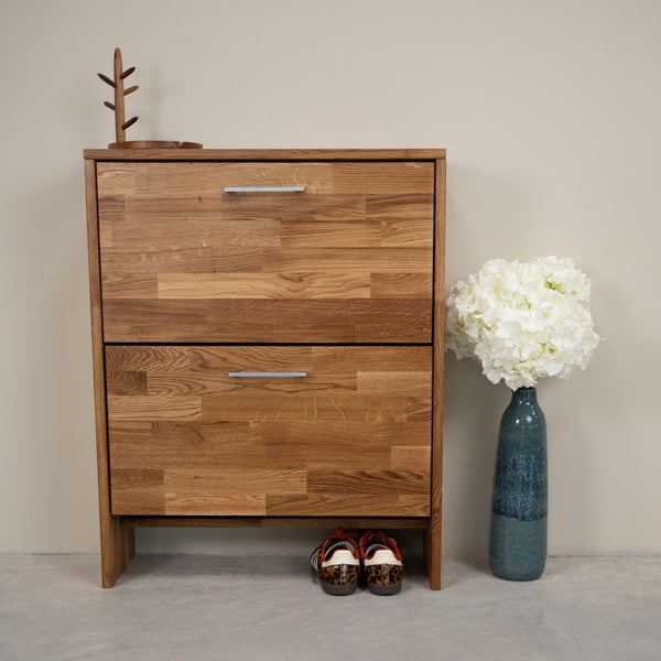 Arizona solid oak shoe rack | NordicStory

