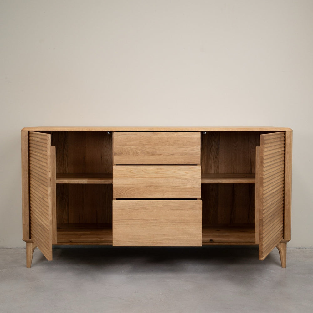Oxford 3.2.3 solid oak sideboard | NordicStory