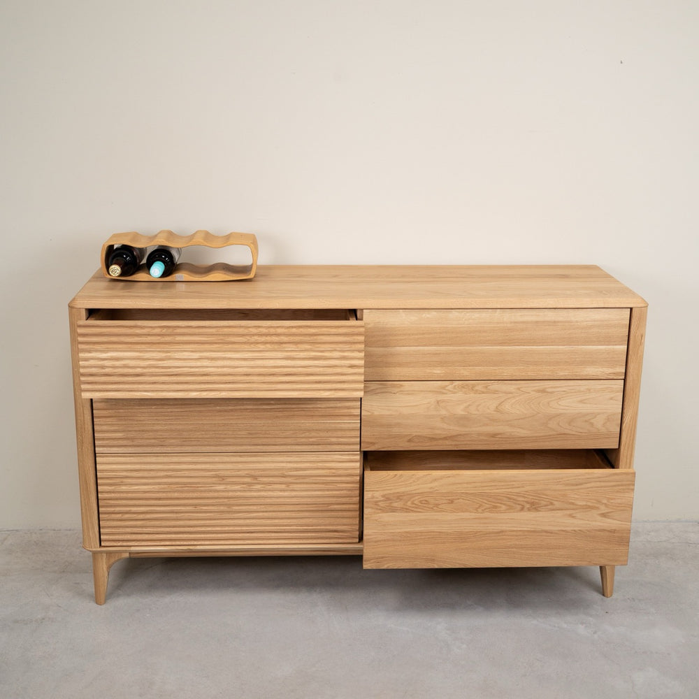 Oxford 6.2 solid oak chest of drawers | NordicStory