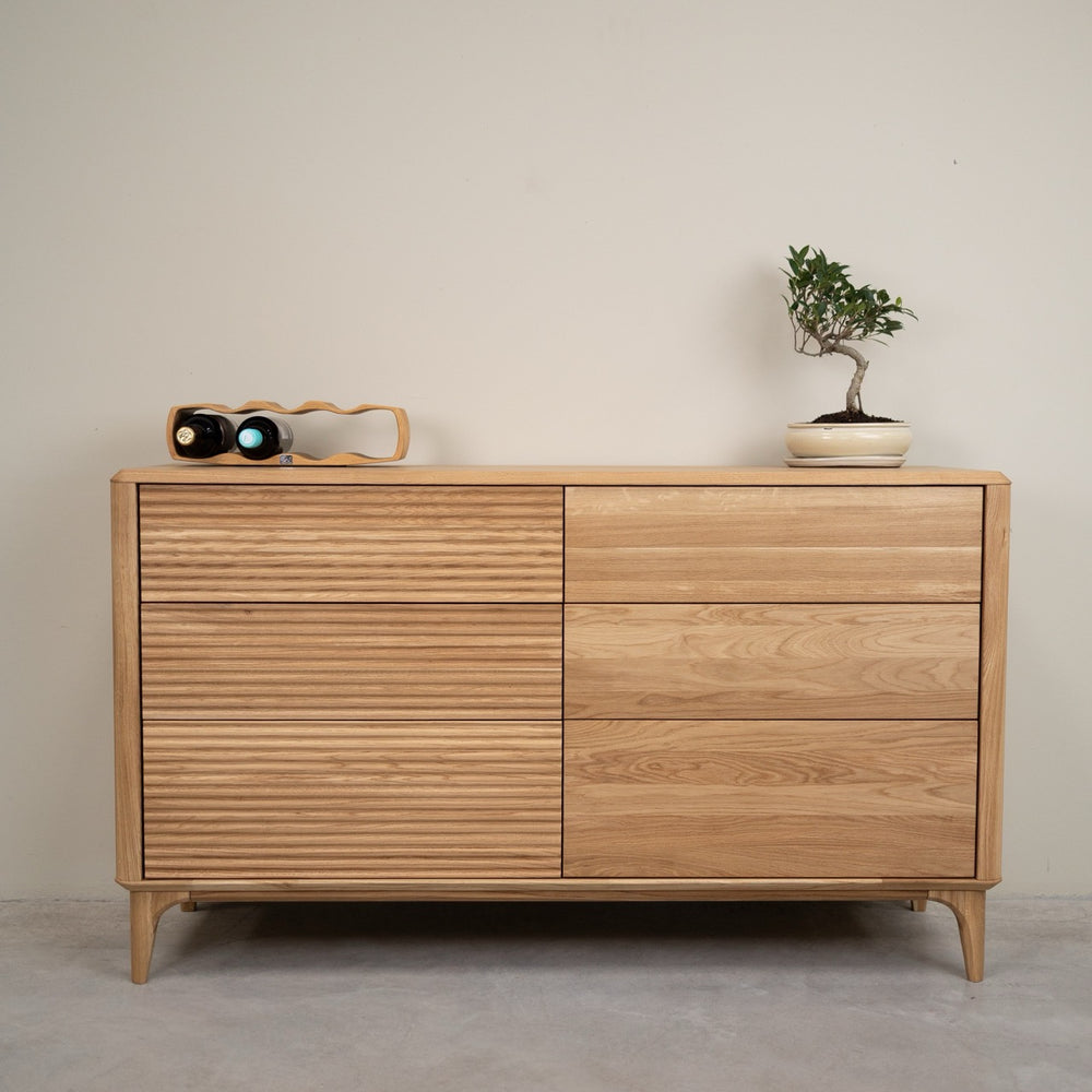Oxford 6.2 solid oak chest of drawers | NordicStory