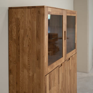 Escandi 3 solid oak display cabinet | NordicStory