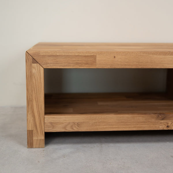 Solid oak TV cabinet Kaira