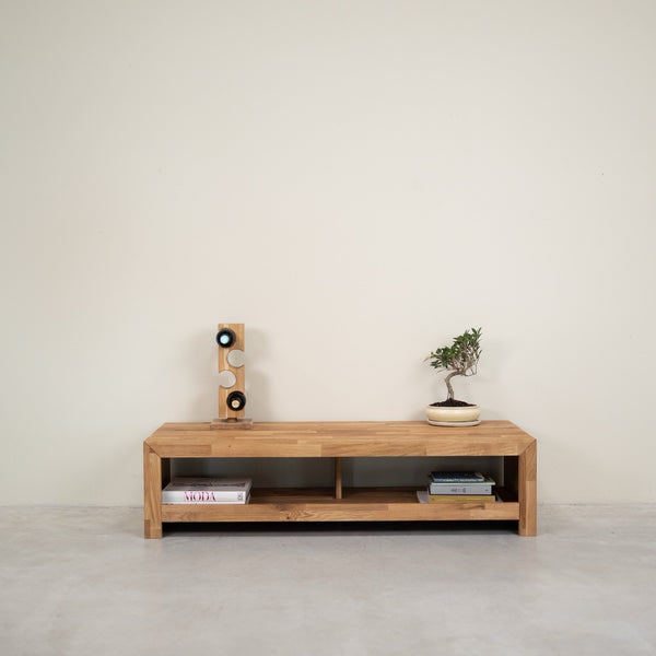 Solid oak TV cabinet Kaira