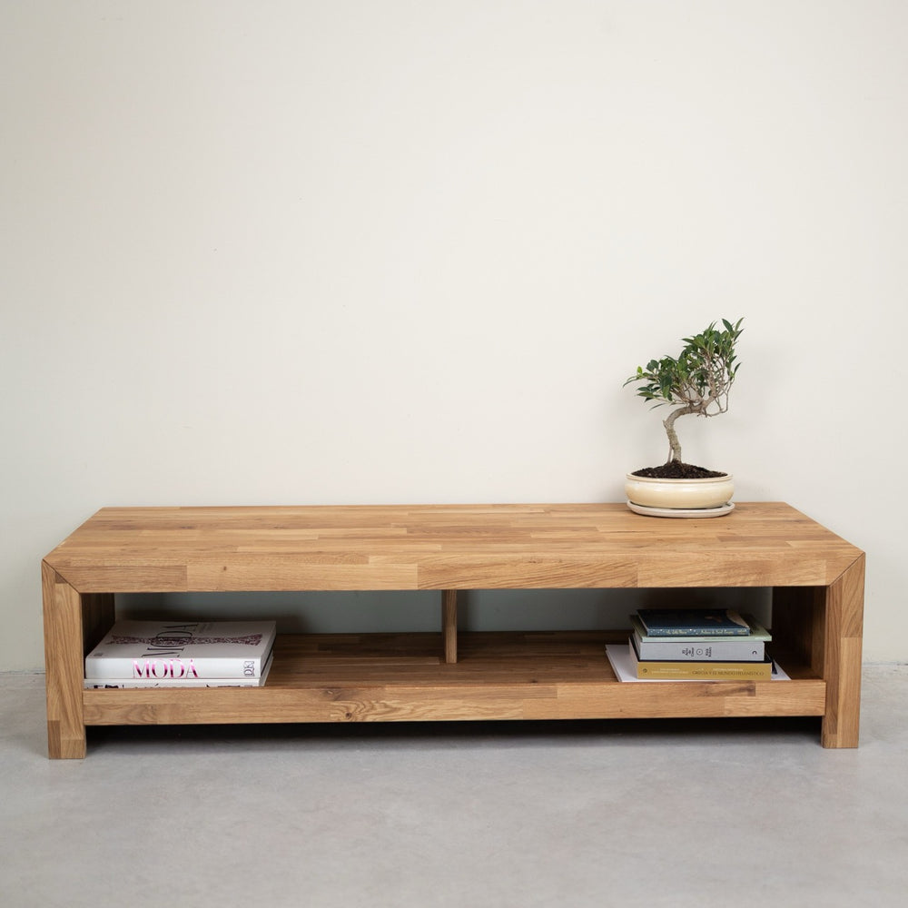 Solid oak TV cabinet Kaira