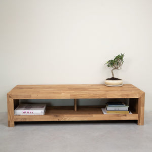 Solid oak TV cabinet Kaira