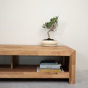 Solid oak TV cabinet Kaira