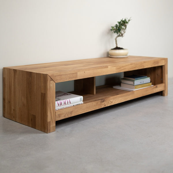 Solid oak TV cabinet Kaira