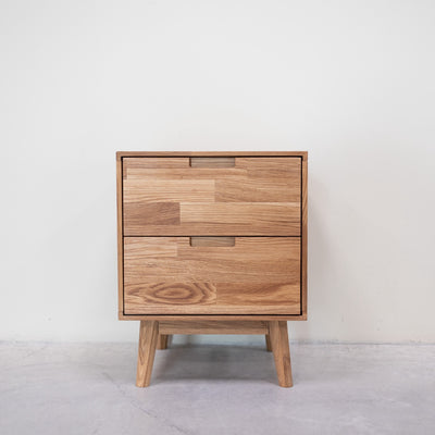 Bedside table in solid oak Escandi