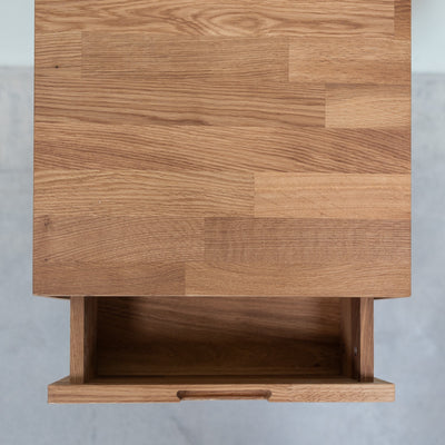 Bedside table in solid oak Escandi