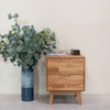 Bedside table in solid oak Escandi