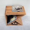 Side table, bedside table in solid oak wood Denmark